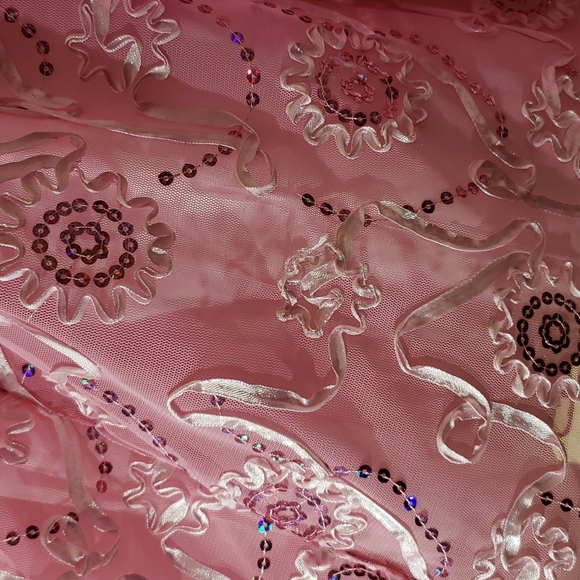 Pink sparkly party dress - Picture 3 of 3